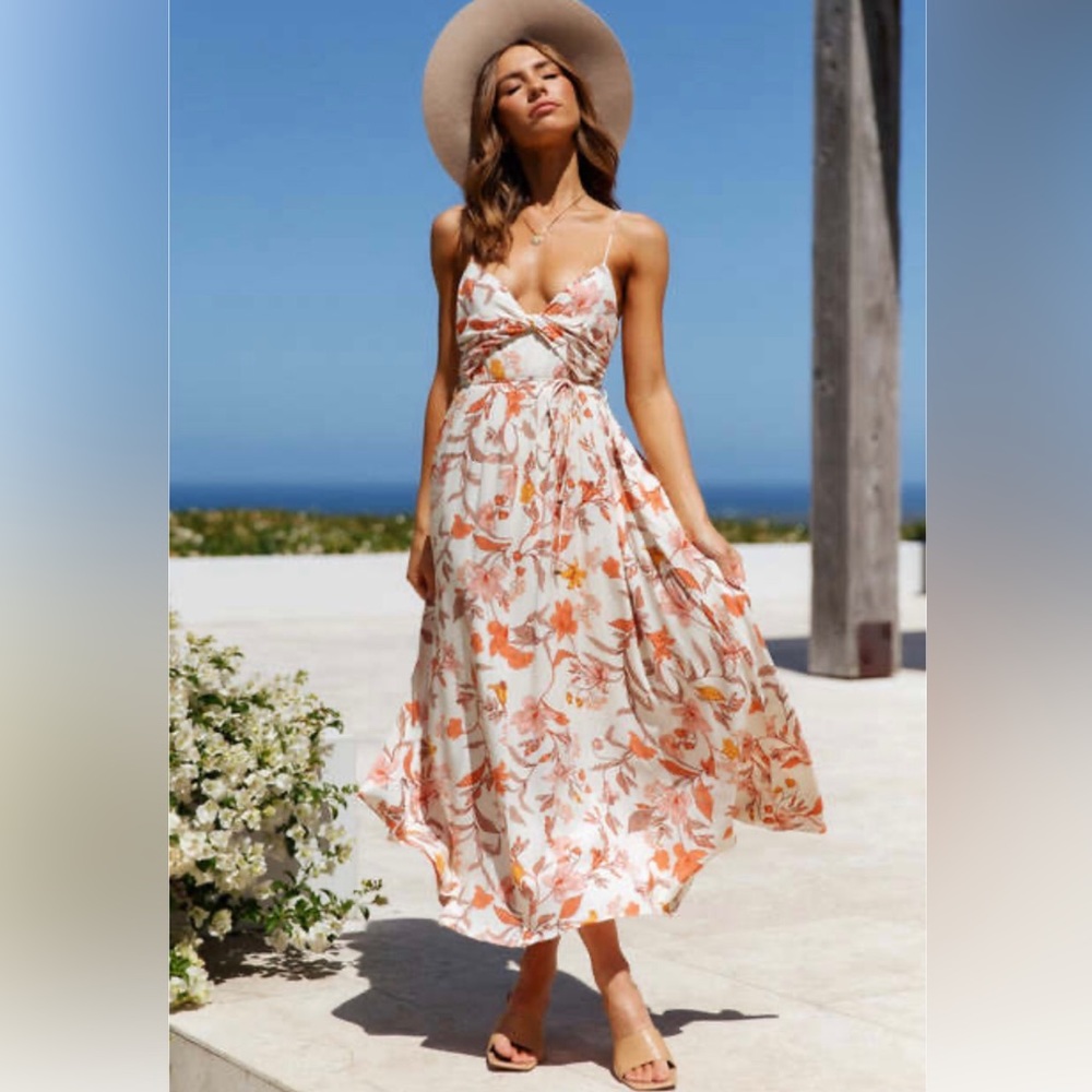 Hello Molly floral midi dress